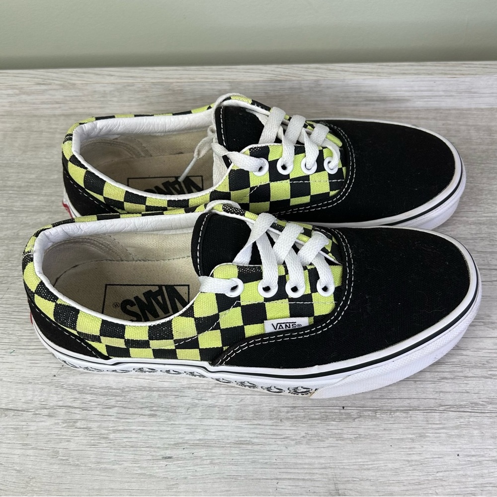 Vans Era BMX black and sharp green skate shoes women’s size 6 - Picture 8 of 9